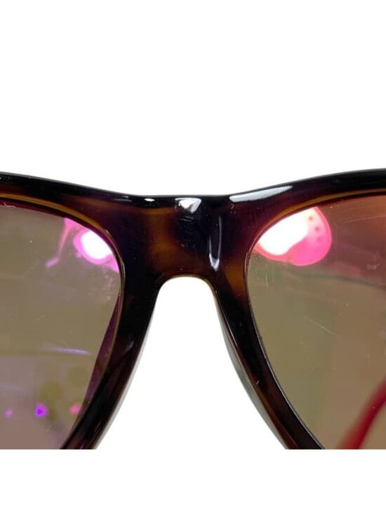 Gucci Sunglasses Mirror Orange Sherry Interlocking Lens Acetate Eyewear main image 4